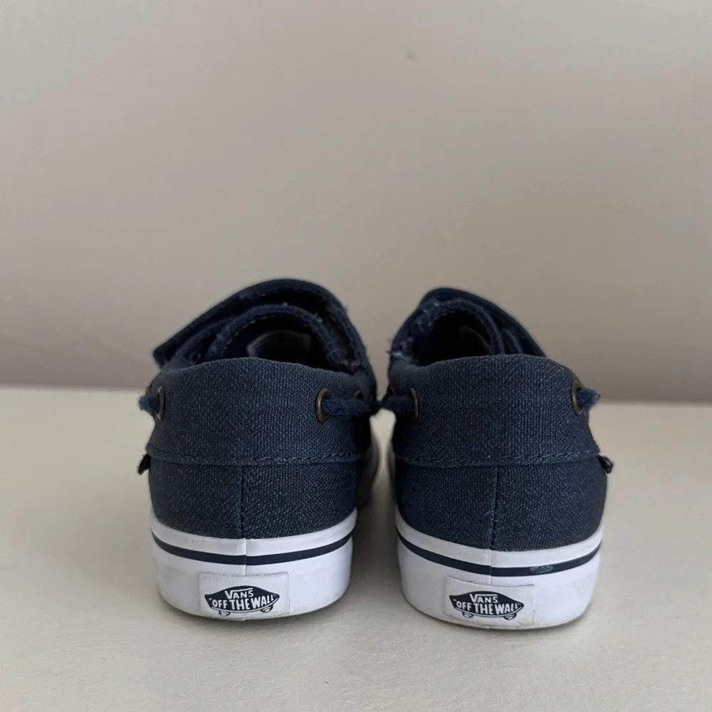 Vans•Dark Blue Moccasins•Size 7